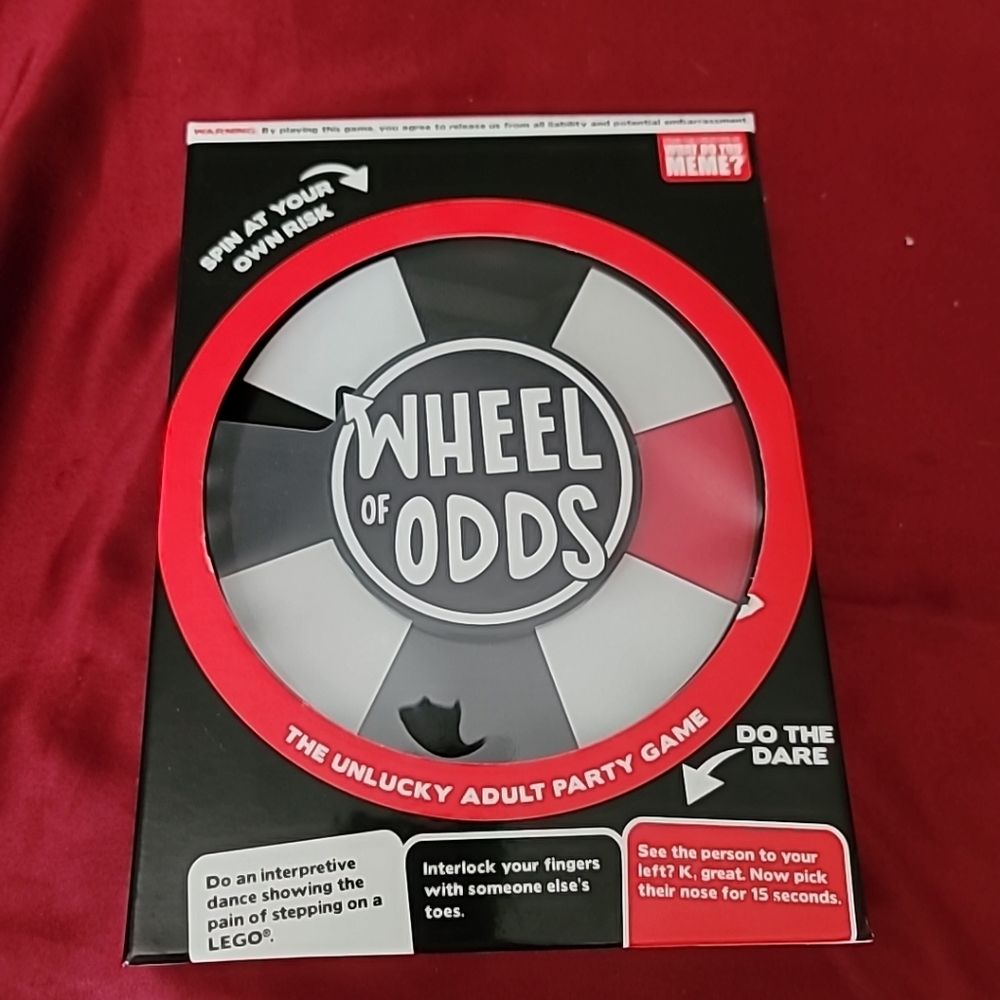 Wheel of Odds - The Truth or Dare Party Game NEW New